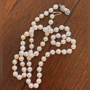 18K Gold Freshwater Pearl Necklace